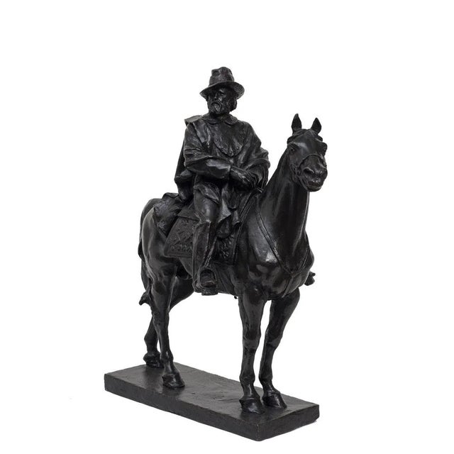 Garibaldi Riding a Horse - Original Bronze Sculpture by Carlo Rivalta Early 1900 For Sale - Image 5 of 5