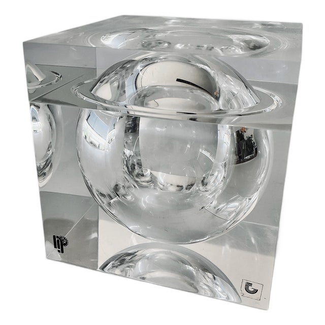 Bombo Ice Bucket by Studio TG for Guzzini, Italy, 1970s For Sale