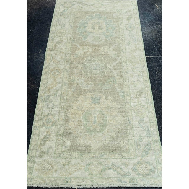 Turkish Oushak Rug 2'2" x 5' #19368 Explore a curated collection of hallway runners, wool rugs, and handmade masterpieces...