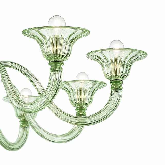 Modern Rigadin Murano Glass Chandelier by Simoeng For Sale - Image 4 of 7