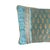 Vintage Italian Fortuny Cotton and silk in turquoise and gold, filled with natural down.