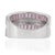 Metal Blush Horizon 3.16 Ct Pink Sapphire & Diamond Band Ring for Christmas Gift, Size 6.5 For Sale - Image 7 of 13