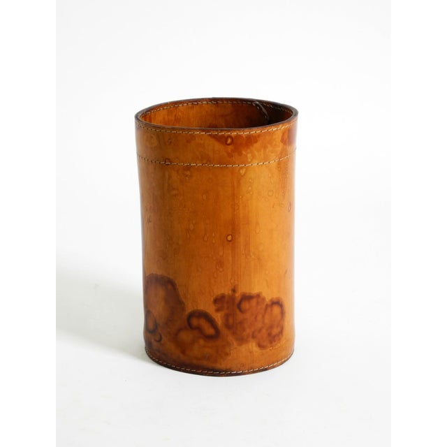 Leather Paper Bin from Torben Ørskov & Co, Denmark, 1960s For Sale - Image 10 of 18