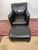 Transitional 1960s Bradington Young Armchair and Ottoman For Sale - Image 3 of 11