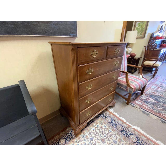20th century Kindel tall chest of drawers.