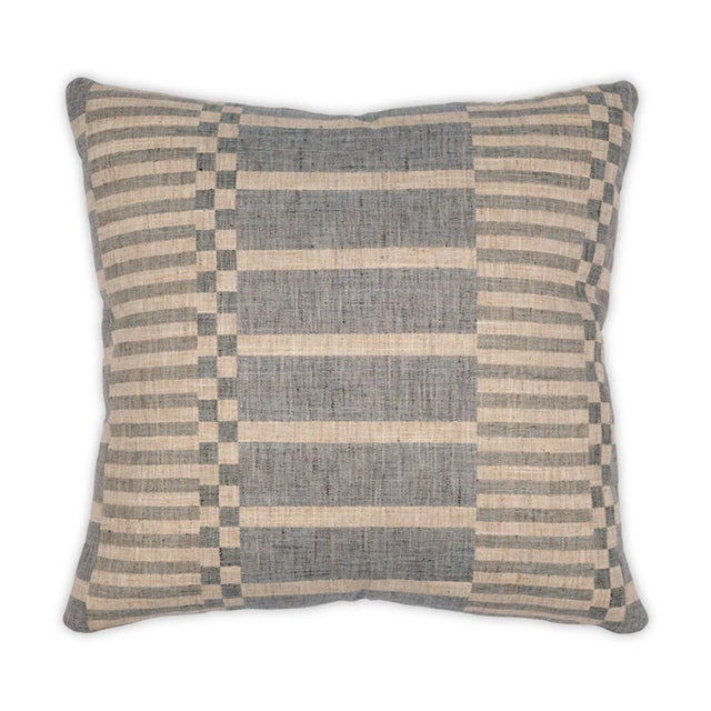 Decorative pillow; knife edge; hidden zipper closure; 90/10 feather/down insert Dry Clean