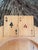 Vintage Handcarved Oval Wooden Folk Art Tray With Playing Card Handles For Sale In Los Angeles - Image 6 of 15