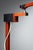 Orange Industrial Medical Floor Lamp, 1960s For Sale - Image 8 of 16