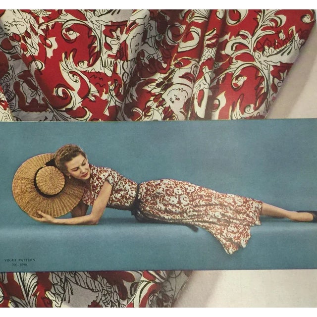 Farmhouse 1948 Bemberg Rayon Yarn Ad Print For Sale - Image 3 of 3