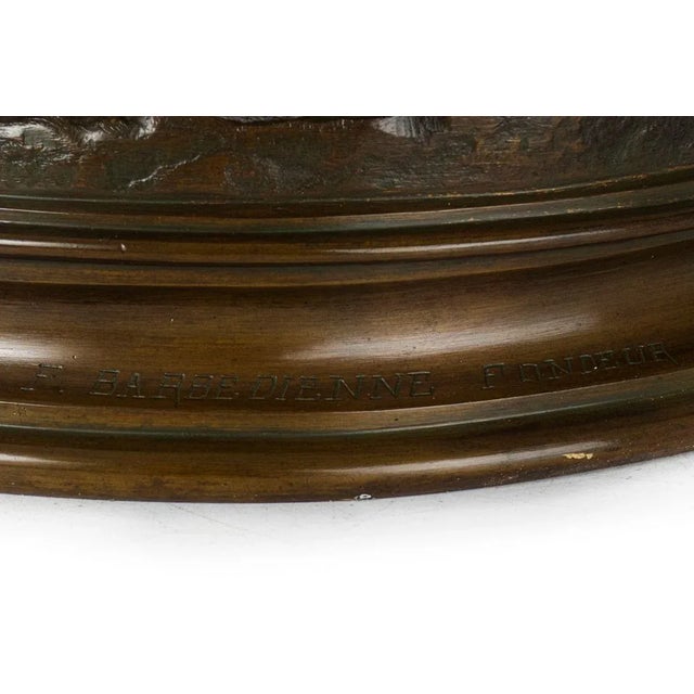 French Antique Bronze Sculpture "Valet De Limier" by Pierre Jules Mene & Barbedienne For Sale - Image 10 of 12