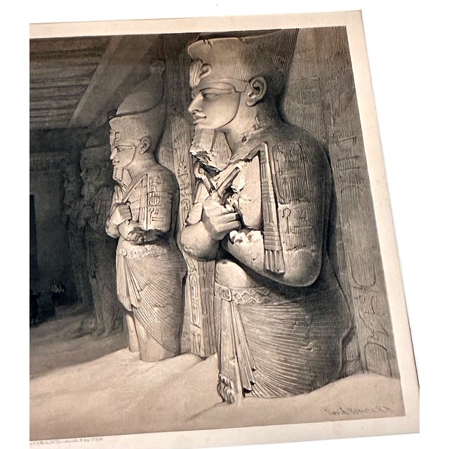 “Interior of the Temple of Abu Simbel, November 9th, 1836, Nubia” by David Roberts For Sale - Image 4 of 10