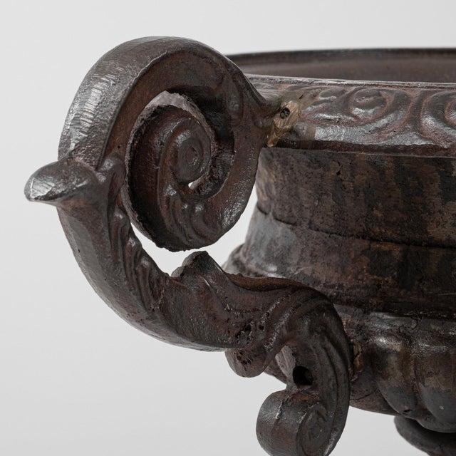 French 19th Century France Black Iron Planter For Sale - Image 3 of 8