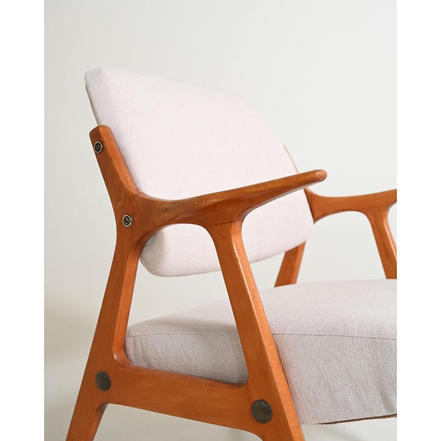 Scandinavian Oak Lounge Chair, 1960s For Sale - Image 6 of 11