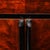 Brown Art Deco Machine Age Waterfall Front Book-Matched Walnut & Black Lacquer Cabinet For Sale - Image 8 of 18