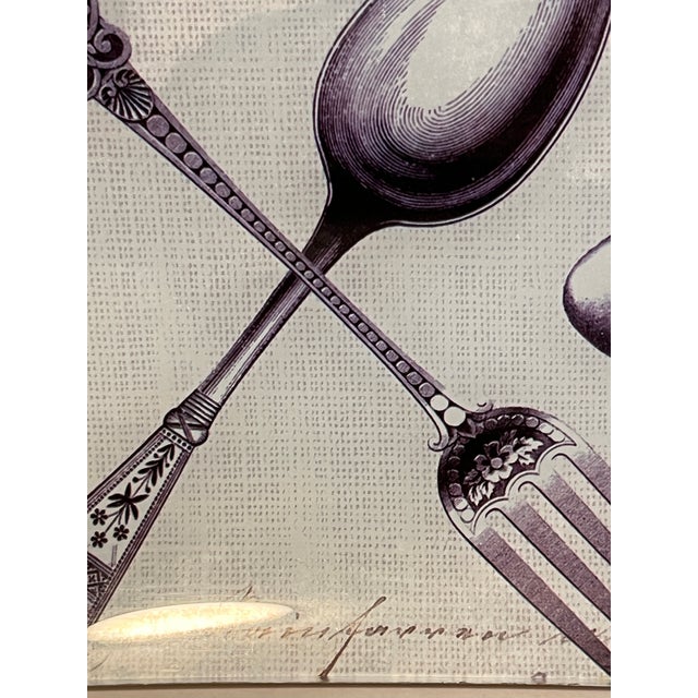 1980s Michel Design Works Forks Spoons Platter For Sale - Image 4 of 5