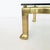Gold Modern Brass Coffee Table by Mastercraft With Glass Top For Sale - Image 8 of 9