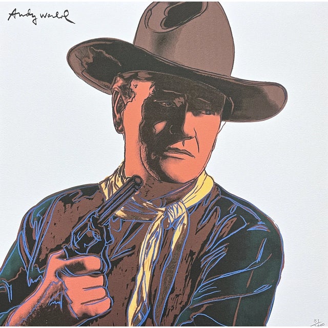 After Andy Warhol, John Wayne: Red-Brown Cinematic Icon, Print For Sale - Image 6 of 6