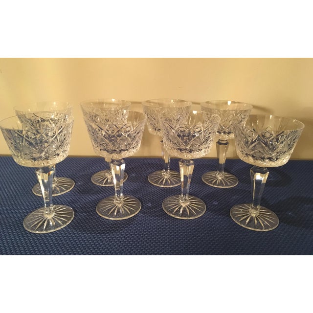 Vintage Crystal Water Glass Set of 8 Chairish