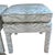 Traditional Cowtan & Tout Rajah Velvet Parsons Ottomans in Celadon - Pair For Sale - Image 3 of 13