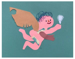 Marianna Oklejak, A Little Star, 2020, Collage on Paper