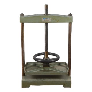 Bookbinding Press for Vintage Book Restoration For Sale