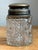 Transparent Antique Monogrammed Metal Topped Glass Vanity Jar For Sale - Image 8 of 18