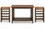 Late 20th Century Vintage Thai Teak Wine Console & Side Tables in Antique Bronze—Set of 3 For Sale - Image 5 of 7