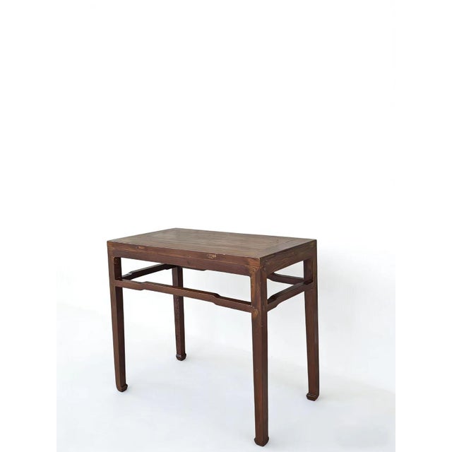 Chinese 19th Century Square-Corner Side Table For Sale - Image 3 of 3