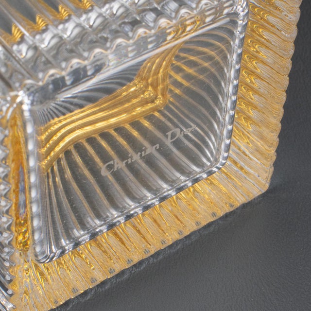 Christian Dior Paris Crystal Desk Accessory Pencil Cup, circa 1990 For Sale - Image 13 of 16
