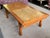 19th Century Antique Chinese Ming Style Leather Top Elm Coffee or Cocktail Table For Sale - Image 5 of 5