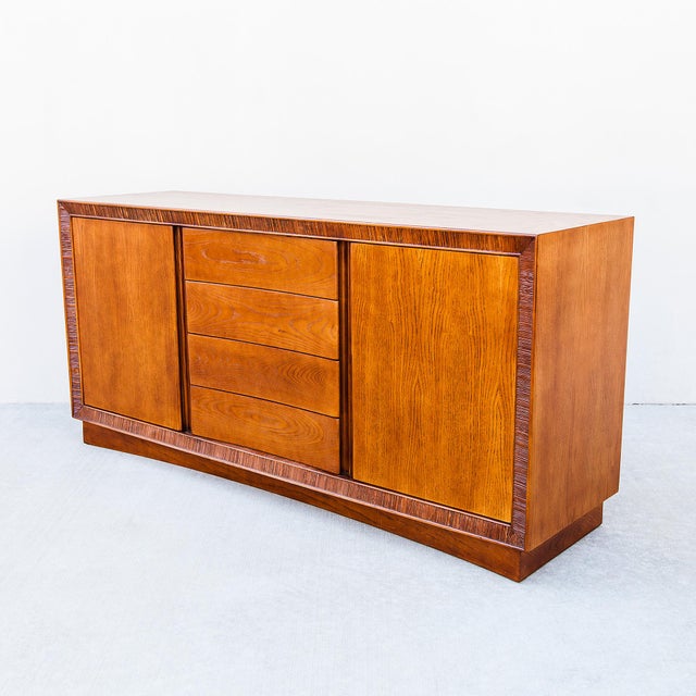 Restored 1950s Mid Century Modern Ash Sideboard by Paul Frankl for Brown Saltman For Sale - Image 17 of 18