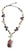Vintage Boho Multi-Gemstone Necklace With Pendant For Sale