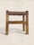 Antique English Oak Stool With Woven Rush Top For Sale - Image 4 of 8