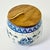 Late 20th C Boho Chic Scandinavian Gustavian Style Ceramic Jar Vase With Wood Lid. For Sale - Image 10 of 11