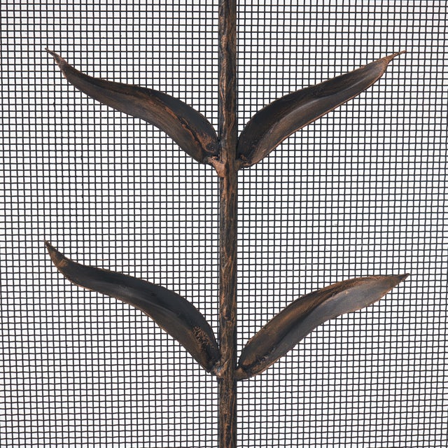 Elevating the art of the fireplace screens to new heights, the Lily Stems screen features uniquely formed leaves that seem...