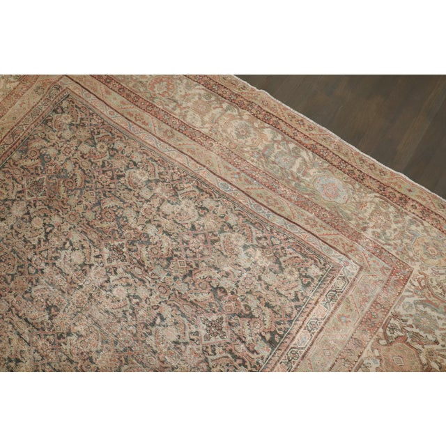 Antique Zabihi Collection Persian Ferehan Rug For Sale - Image 12 of 12
