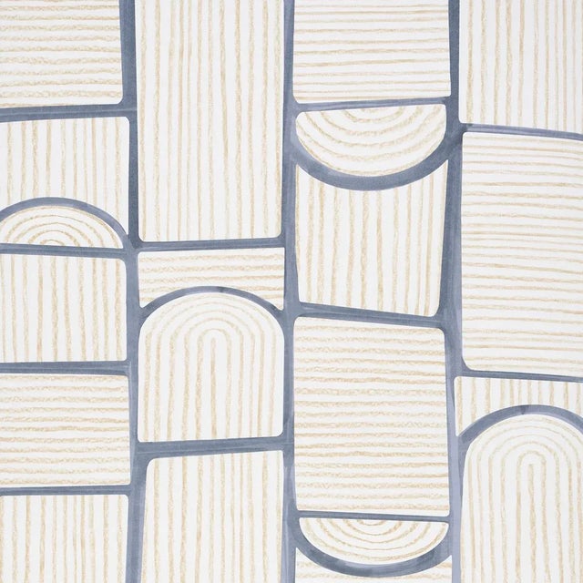 Not Yet Made - Made To Order Schumacher x BACKDROP Bloomsbury Wallpaper in Slate For Sale - Image 5 of 5