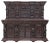 Remarkable 1900's Antique Monumental, English Gothic, Elizabethan Revival, Carved Oak Sideboard!! Monumental Antique...