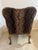 Creations by Jasmine Leopard Print Armchair For Sale - Image 4 of 5