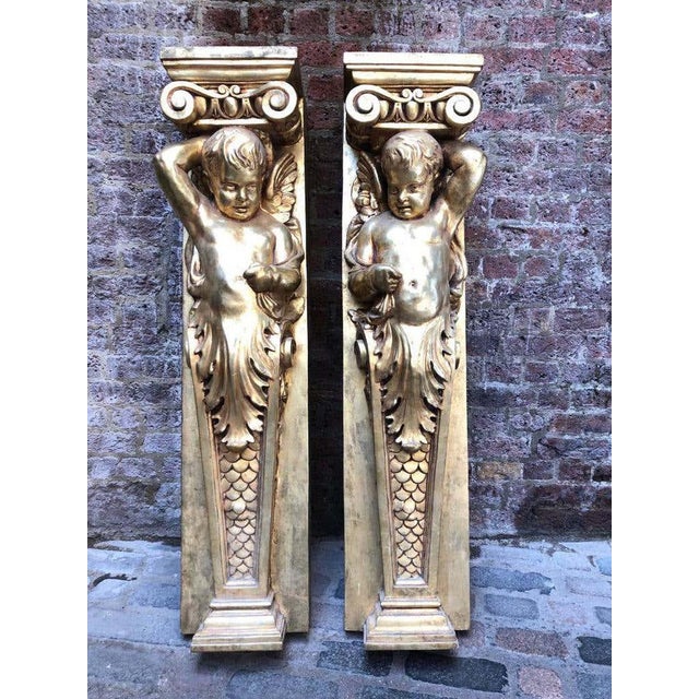20th-Century Ionic Columns, Set of 2 For Sale - Image 10 of 12