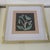 2020s Original Abstract Floral Paintings Mounted on Fabric Matted and Framed - Set of 2 For Sale - Image 5 of 7
