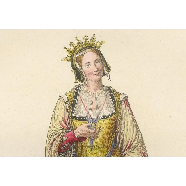 Renaissance Portraits of the Lord of Rimini and Vitelleschi and Duchess, 1845, Paper, Set of 3 For Sale - Image 4 of 10