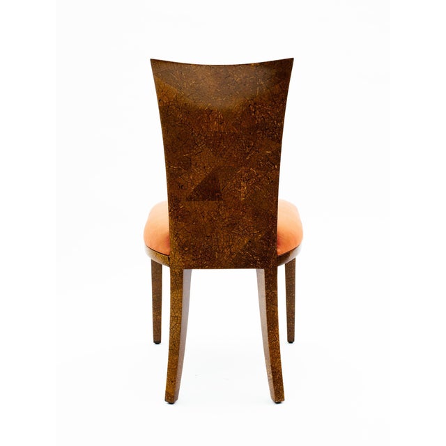 1990s Coconut Shell & Mother of Pearl Inlay Chairs - A Pair For Sale - Image 9 of 10