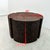 Vintage Round Chocolate Brown Cork Coffee or Side Table – 1970s Postmodern For Sale - Image 10 of 10