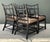 Late 20th Century Vintage Palecek Medallion Back Rattan Chairs - Set of 4 For Sale - Image 5 of 15