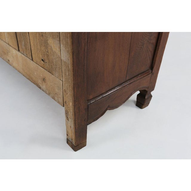Brown Antique Flemish Oak Cabinet, 1850s For Sale - Image 8 of 18