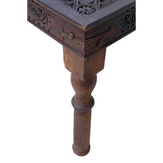 Vintage Wooden Dining Table, 1970s For Sale - Image 18 of 18