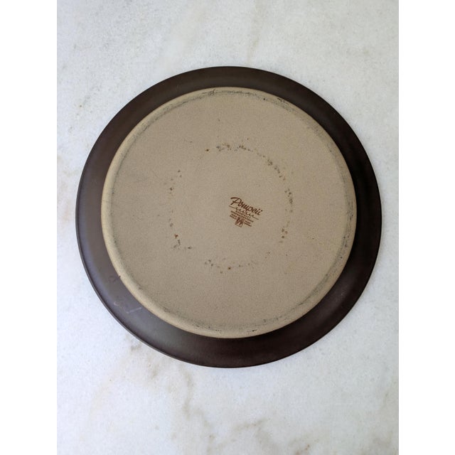 Ceramic 1970s Stoneware Dinner Plate Dishware Set Made in Norway For Sale - Image 7 of 8
