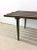 Mid Century Modern Slat Bench Coffee Table With Walnut Finish For Sale - Image 10 of 12
