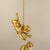 Gilded Metal Angel Figure Ceiling Light, 1910s For Sale - Image 4 of 11